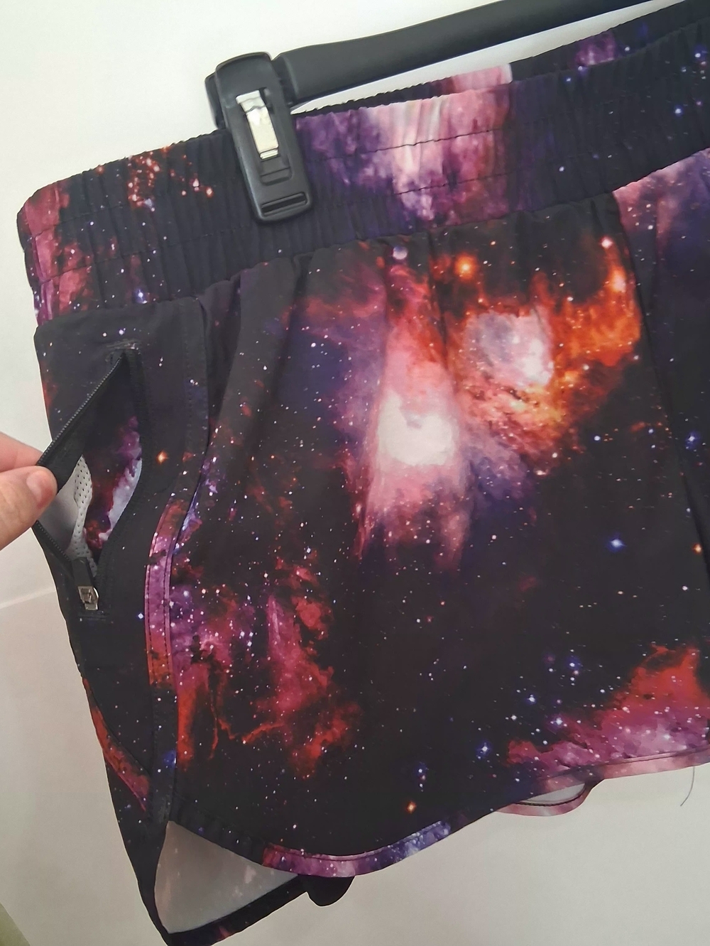 AVIA Galaxy Print Athletic Shorts Size XXL (20) With Pockets - Picture 3 of 9